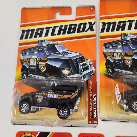 Matchbox Emergency Vehicle Diecast Car Lot Armored Police Truck SWAT +more New - Picture 6 of 12